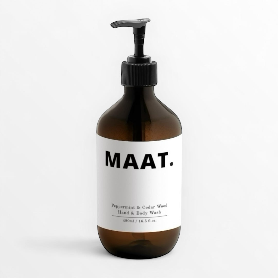 Peppermint & Cedar Wood Hand & Body Wash 490ml